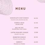 Menu Cookies jungle Marrakech March 2024 240310-868800